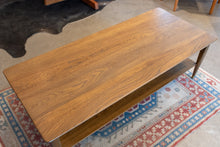 Load image into Gallery viewer, Vintage Solid Wood Elm Coffee Table with Lower Shelf