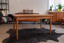 Load image into Gallery viewer, Restored Teak Drawleaf Dining Table