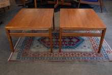 Load image into Gallery viewer, Pair of Restored Vintage Teak Side Tables with Pullouts