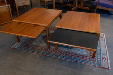 Load image into Gallery viewer, Pair of Restored Vintage Teak Side Tables with Pullouts