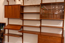 Load image into Gallery viewer, Vintage Teak Cado Wall Unit - Three bay