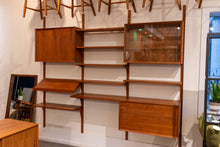 Load image into Gallery viewer, Vintage Teak Cado Wall Unit - Three bay