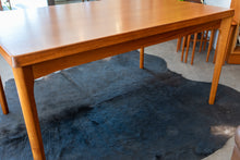 Load image into Gallery viewer, Restored Danish Teak Draw Leaf Table by Vejle Stole
