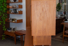 Load image into Gallery viewer, Canadian Made Vintage Teak Display Cabinet/Topper
