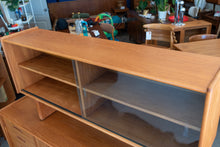 Load image into Gallery viewer, Canadian Made Vintage Teak Display Cabinet/Topper
