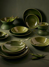 Load image into Gallery viewer, Organic Shaped Dinnerware Set - 16 Pieces