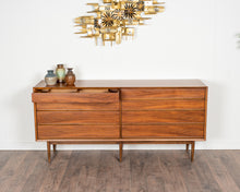Load image into Gallery viewer, Vintage Walnut 8 Drawer Dresser by Honderich