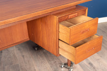 Load image into Gallery viewer, Vintage RS Associates Teak Executive Desk