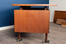 Load image into Gallery viewer, Vintage RS Associates Teak Executive Desk