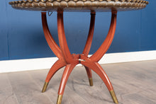 Load image into Gallery viewer, Moroccan Brass Tray Table