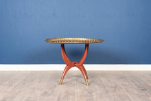 Load image into Gallery viewer, Moroccan Brass Tray Table