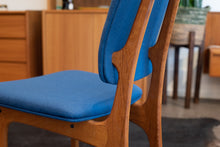 Load image into Gallery viewer, Vintage Teak and Upholstered High Back Dining Chairs by Erik Buch for O.D. Mobler A-S