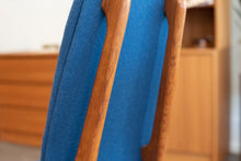 Load image into Gallery viewer, Vintage Teak and Upholstered High Back Dining Chairs by Erik Buch for O.D. Mobler A-S