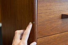 Load image into Gallery viewer, Vintage Teak Nine Drawer Dresser