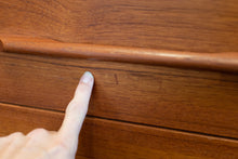 Load image into Gallery viewer, Vintage Teak Nine Drawer Dresser
