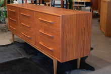 Load image into Gallery viewer, Vintage Teak Nine Drawer Dresser