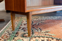 Load image into Gallery viewer, Vintage Teak Display Cabinet