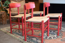 Load image into Gallery viewer, Vintage Børge Mogensen J39 Dining Chairs - Set of Four