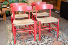 Load image into Gallery viewer, Vintage Børge Mogensen J39 Dining Chairs - Set of Four