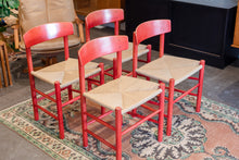 Load image into Gallery viewer, Vintage Børge Mogensen J39 Dining Chairs - Set of Four