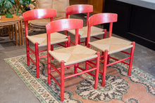 Load image into Gallery viewer, Vintage Børge Mogensen J39 Dining Chairs - Set of Four