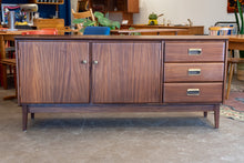 Load image into Gallery viewer, Vintage Custom Made Solid Wood Sideboard