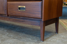 Load image into Gallery viewer, Vintage Custom Made Solid Wood Sideboard
