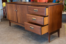 Load image into Gallery viewer, Vintage Custom Made Solid Wood Sideboard