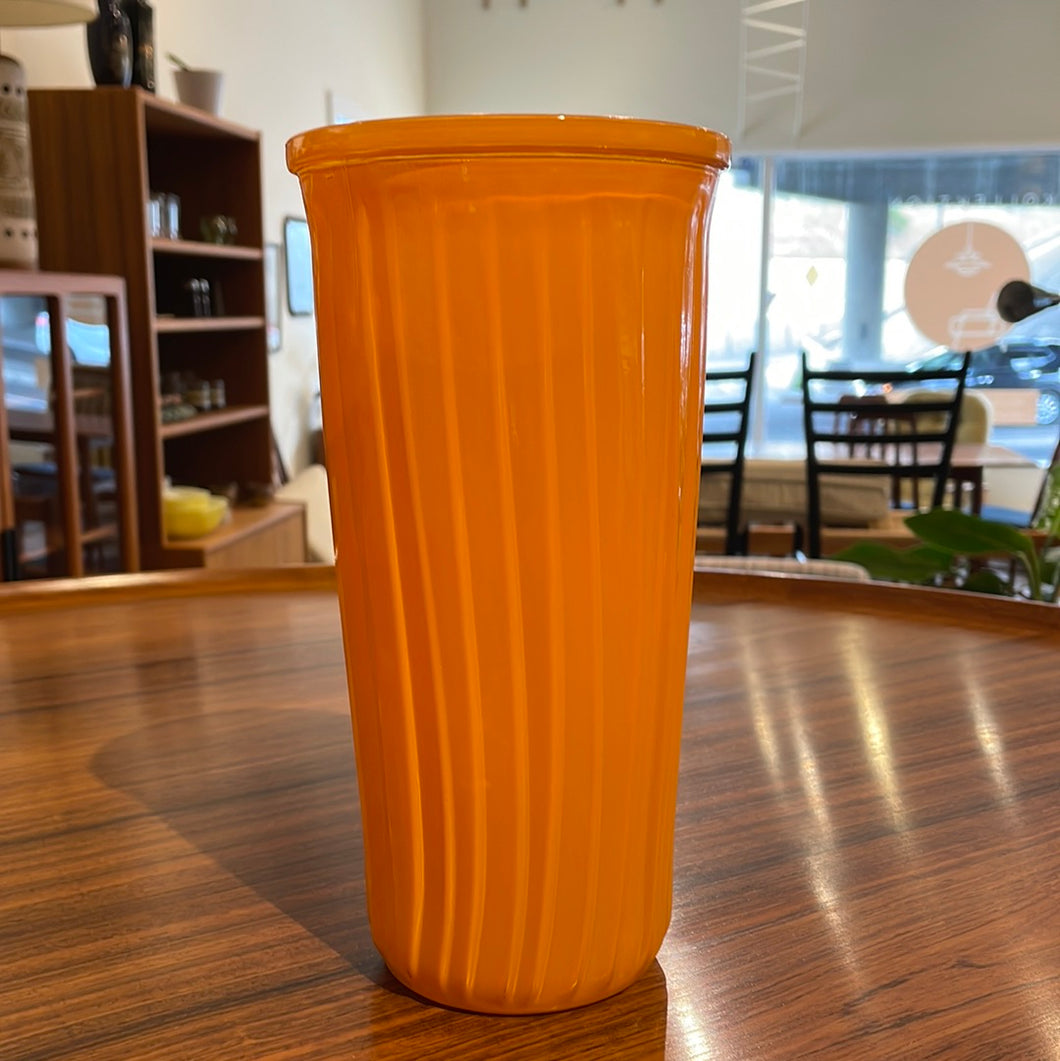 Orange Hoosier Vase