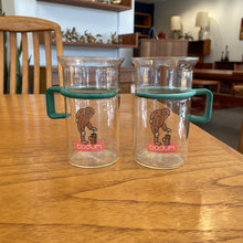 Load image into Gallery viewer, Vintage Monkey Themed Bodum Coffee Mugs - Set of Two