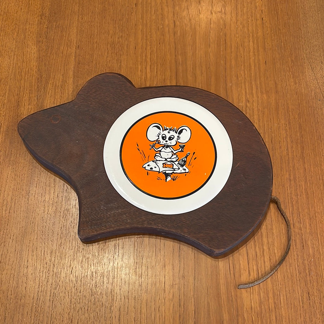 Vintage Mouse Cheese Board