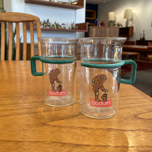 Load image into Gallery viewer, Vintage Monkey Themed Bodum Coffee Mugs - Set of Two