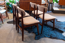 Load image into Gallery viewer, Vintage Afromosia Dining Chairs - Set of Four
