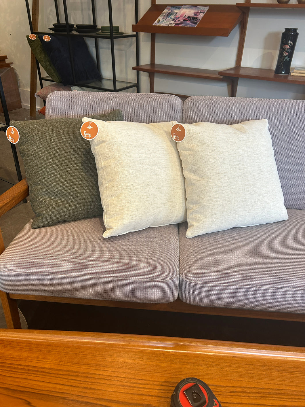 16” x 16” Throw Pillows - Cream