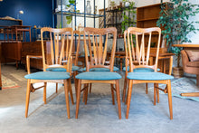 Load image into Gallery viewer, Set of Six Teak Sculptural Dining Chairs by Niels Koefoed
