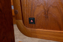 Load image into Gallery viewer, Vintage Danish Solid Teak Floor Mirror
