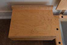 Load image into Gallery viewer, ON HOLD - Modernica Queen Sized Birch Platform bed and Matching Bedside Table
