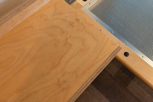 Load image into Gallery viewer, ON HOLD - Modernica Queen Sized Birch Platform bed and Matching Bedside Table
