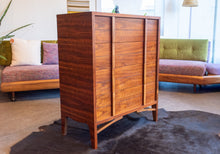 Load image into Gallery viewer, Vintage Walnut Tallboy Dresser
