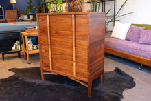 Load image into Gallery viewer, Vintage Walnut Tallboy Dresser
