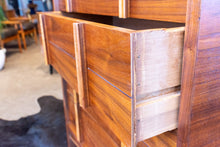 Load image into Gallery viewer, Vintage Walnut Tallboy Dresser
