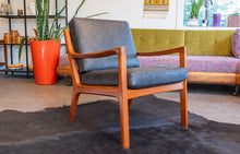 Load image into Gallery viewer, Restored France and Son Ole Wanscher Teak Lounge Chair
