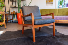 Load image into Gallery viewer, Restored France and Son Ole Wanscher Teak Lounge Chair
