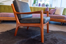 Load image into Gallery viewer, Restored France and Son Ole Wanscher Teak Lounge Chair
