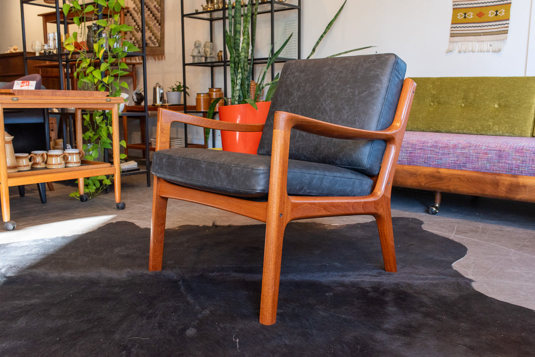 Restored France and Son Ole Wanscher Teak Lounge Chair