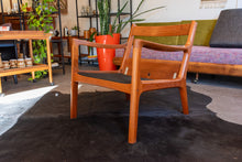 Load image into Gallery viewer, Restored France and Son Ole Wanscher Teak Lounge Chair
