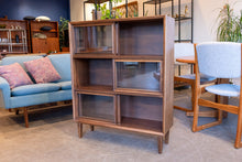 Load image into Gallery viewer, Vintage Honderich Walnut Display Cabinet

