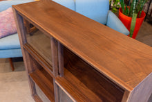Load image into Gallery viewer, Vintage Honderich Walnut Display Cabinet
