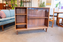 Load image into Gallery viewer, Vintage Walnut Curio Display Cabinet
