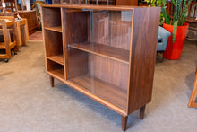 Load image into Gallery viewer, Vintage Walnut Curio Display Cabinet
